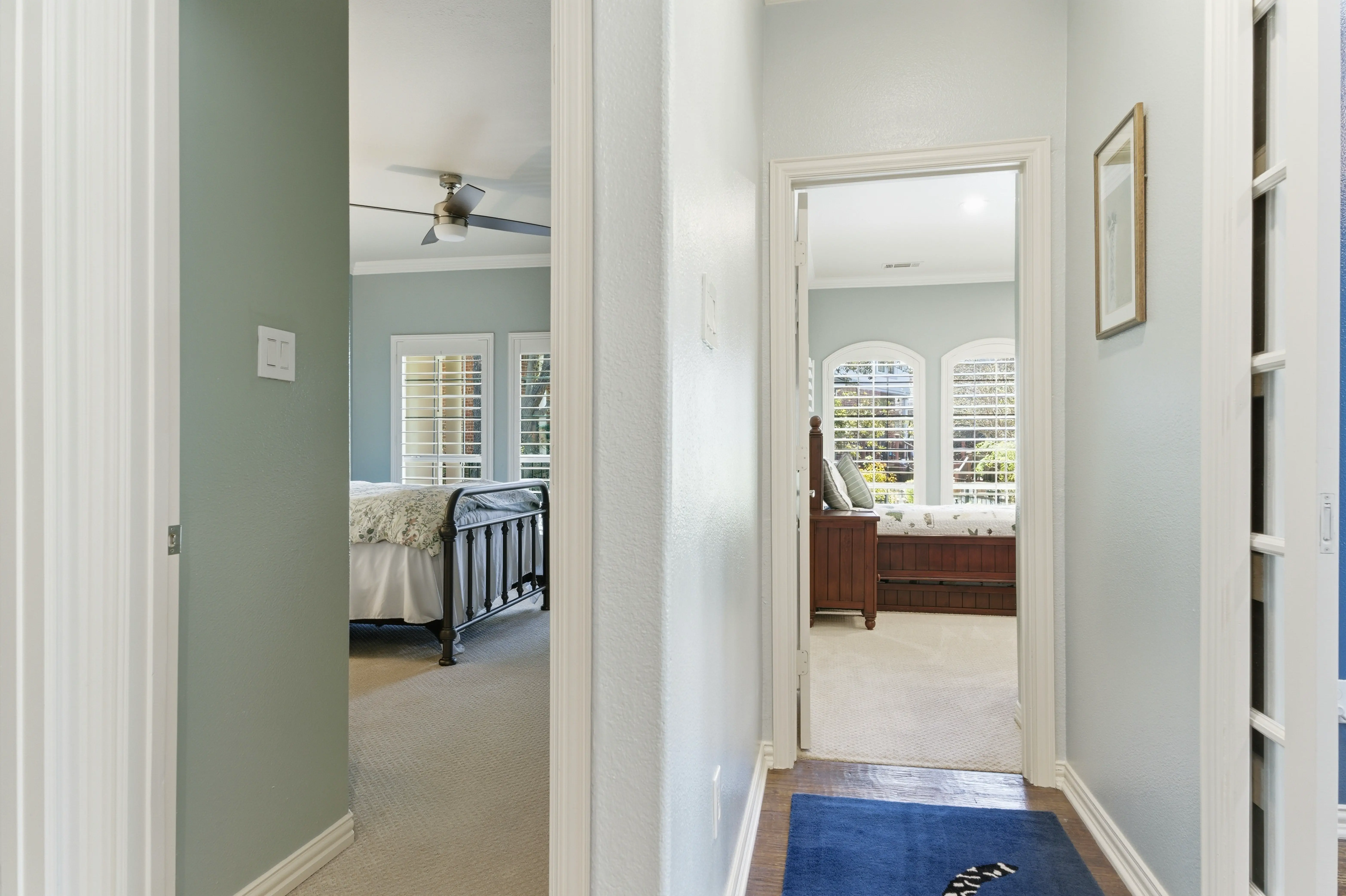 Upstairs hallway and loft